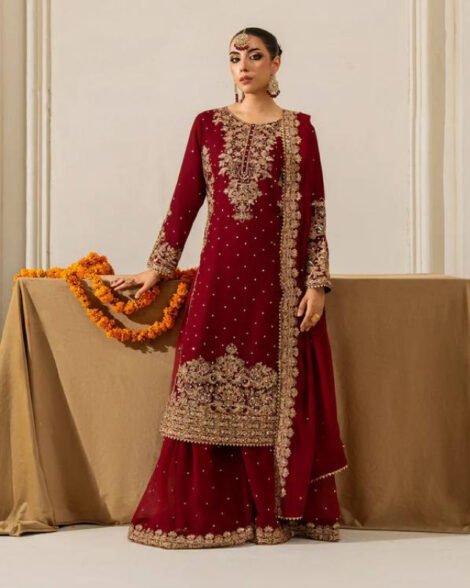 Buy Indian shalwar in Qatar – Best shop for faux georgette party wear suit Qatar