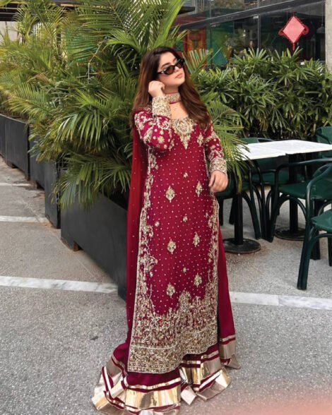 Buy Indian shalwar in Qatar – Stylish ethnic palazzo set festive wear Qatar