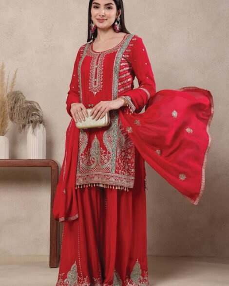 Buy Indian shalwar in Qatar – Affordable luxury stitched sharara set in Qatar